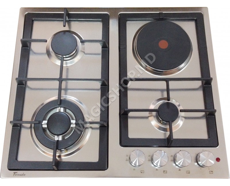 Plită combinata încorporabilă TEXTUR 6045 COMBI Iron Inox